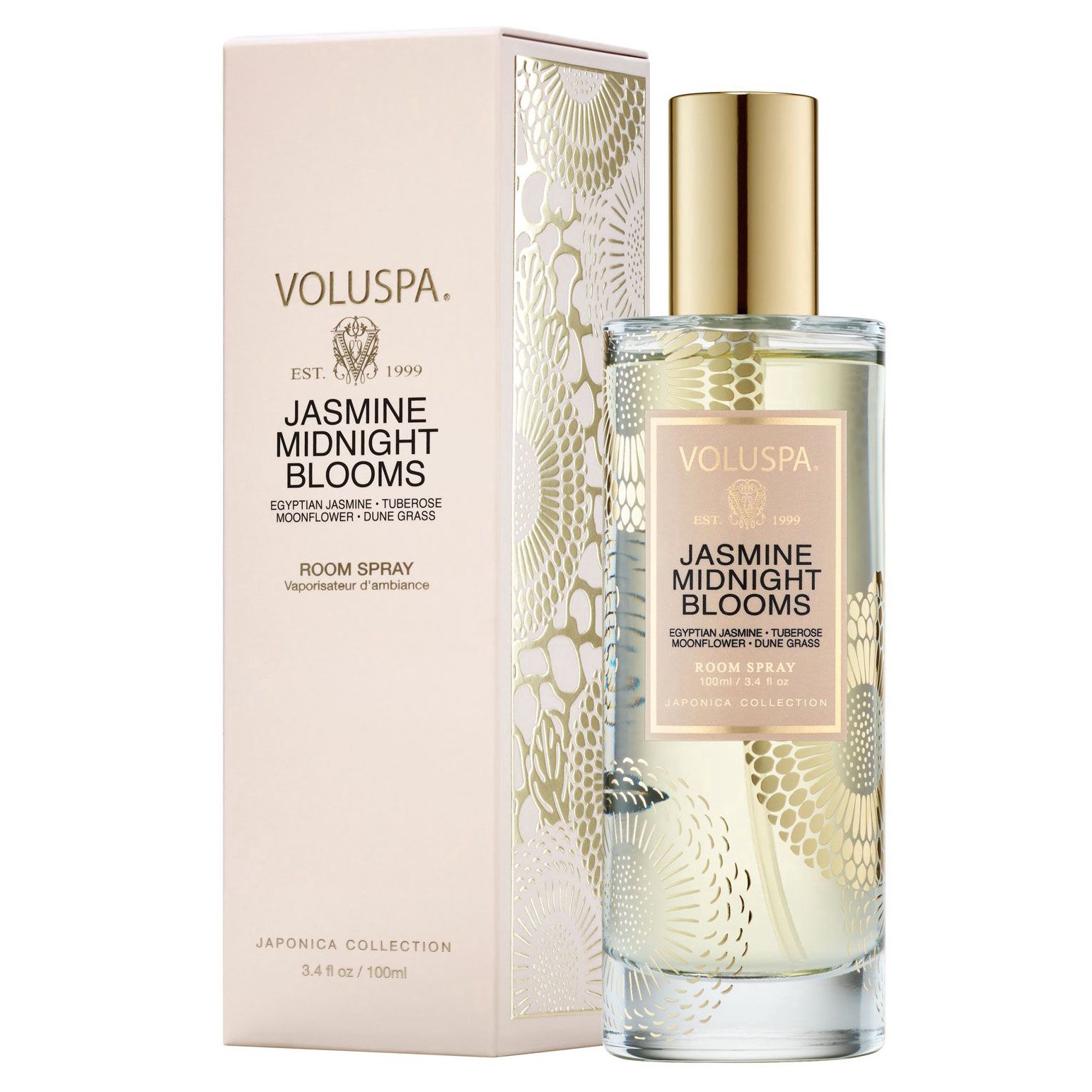 slide 1 of 1, Voluspa Jasmine Midnight Blooms Room Spray, 3.4 oz