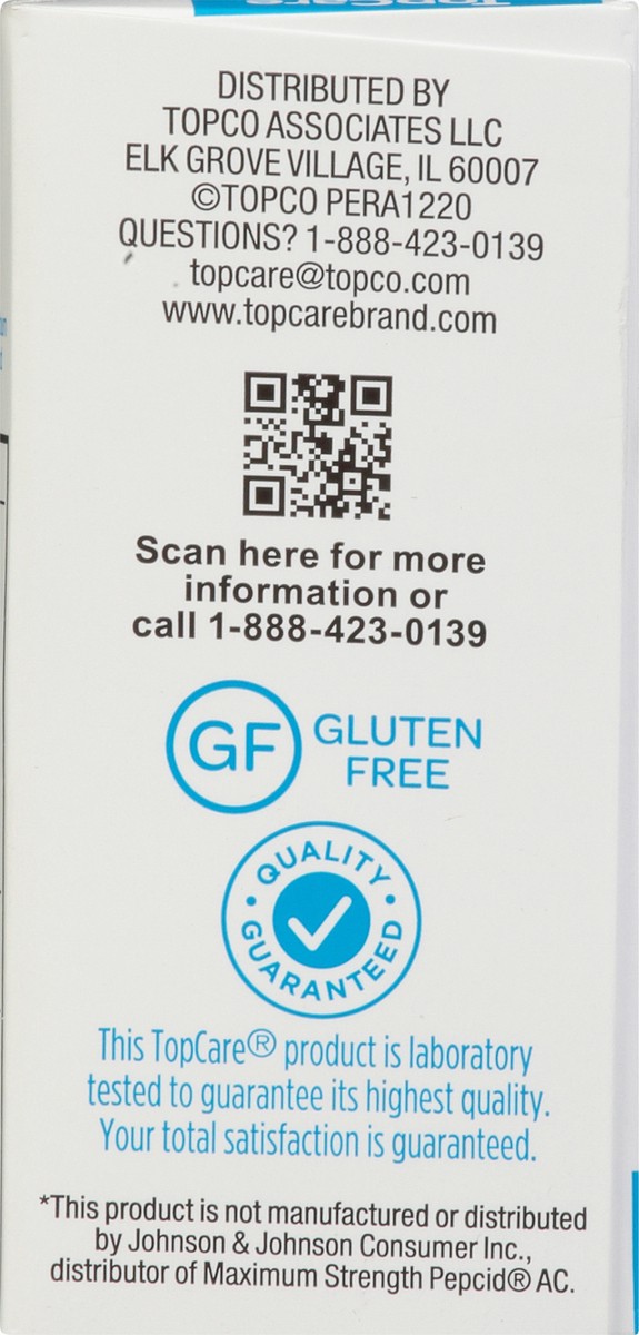 slide 5 of 9, TopCare Health 20 mg Maximum Strength 20 mg Acid Reducer 100 Tablets, 100 ct