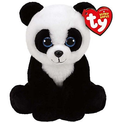 slide 1 of 1, TY Beanie Babies Baboo Plush Panda, 1 ct