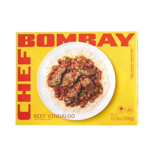 slide 1 of 1, Chef Bombay frozen beef vindaloo, 12.5 oz