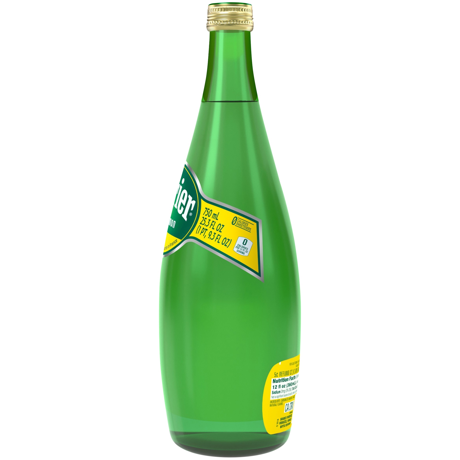 slide 5 of 6, Perrier Lemon Sparkling Water - 25.3 fl oz, 25.3 fl oz