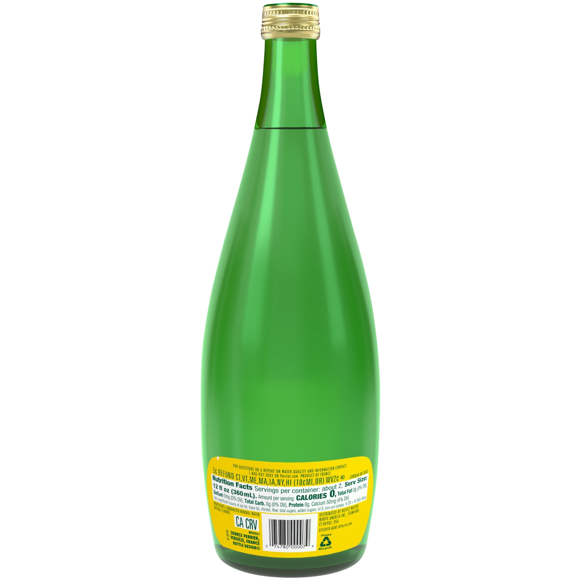 slide 4 of 6, Perrier Lemon Sparkling Water - 25.3 fl oz, 25.3 fl oz