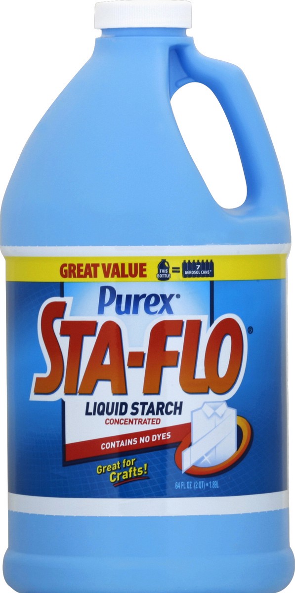 slide 1 of 3, Sta-Flo Liquid Starch 64 oz, 64 oz