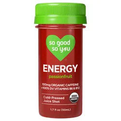 So Good So You Energy Passionfruit Shot