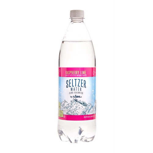 slide 1 of 1, seltzer water, raspberry lime, 33.8 fl oz