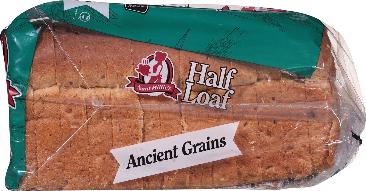 slide 3 of 9, Aunt Millie's Ancient Grain Half Loaf, 12 oz