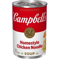Campbell's Condensed Homestyle Chicken Noodle Soup, 10.5 oz Can