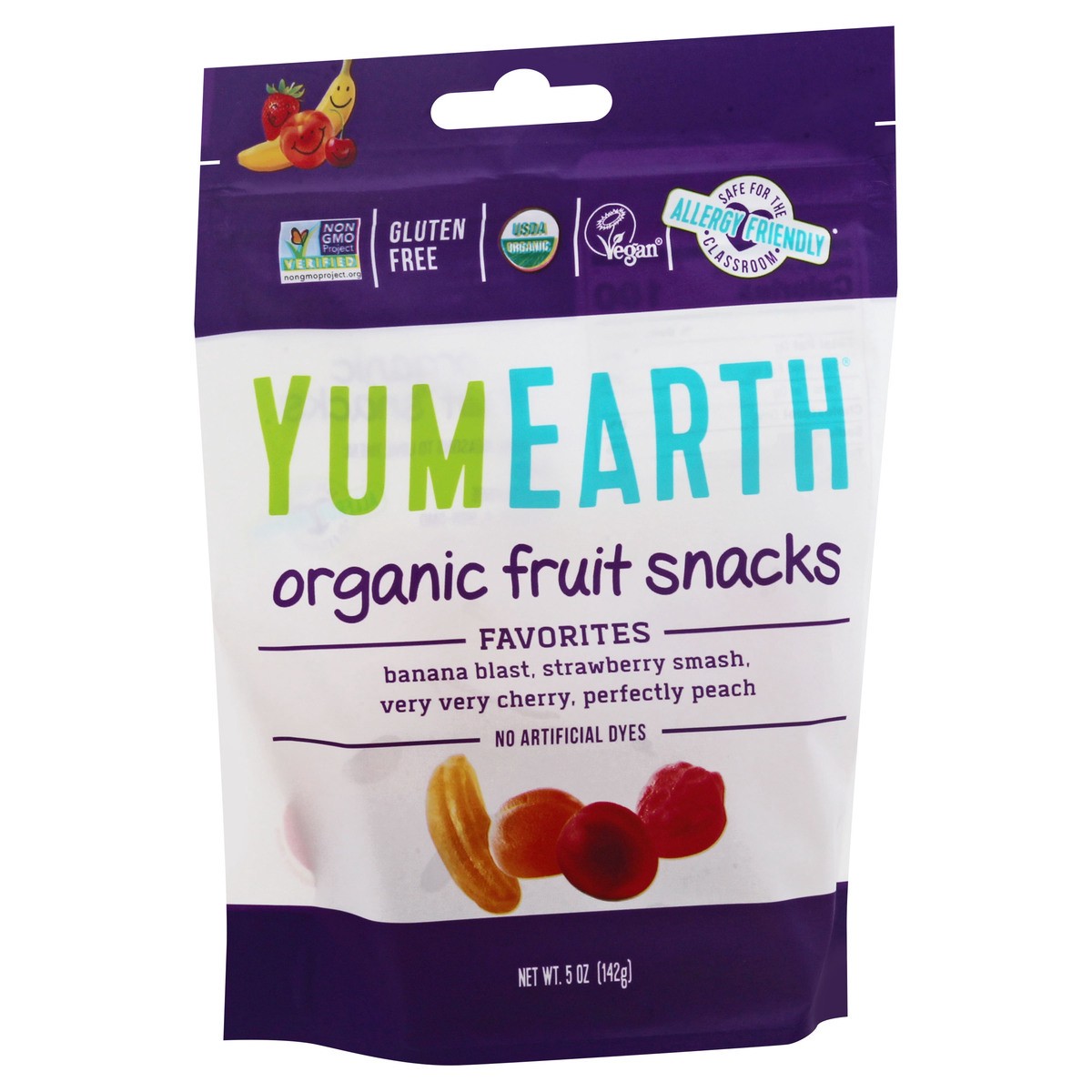 slide 9 of 10, YumEarth Organic Favorites Fruit Snacks 5 oz, 5 oz