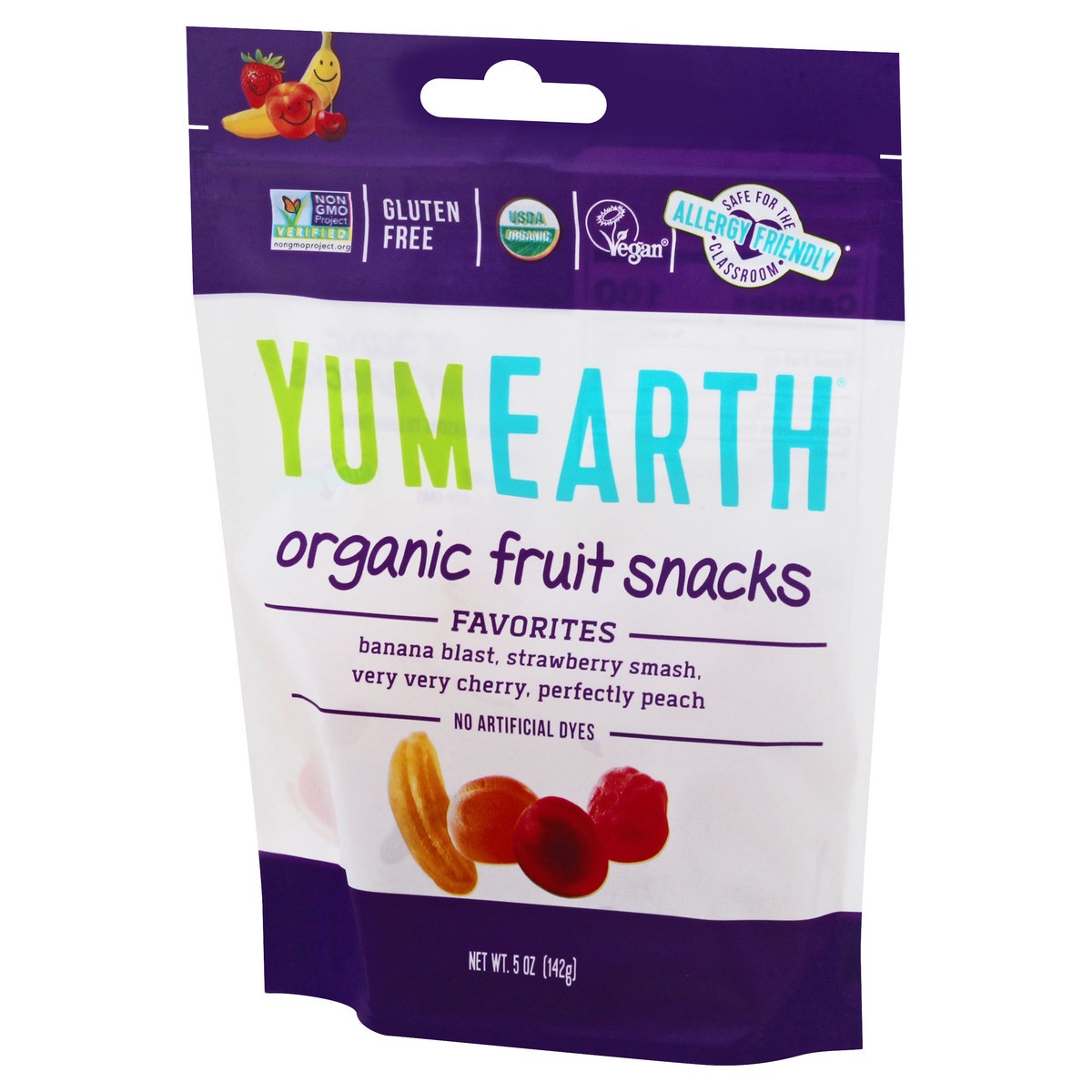 slide 8 of 10, YumEarth Organic Favorites Fruit Snacks 5 oz, 5 oz