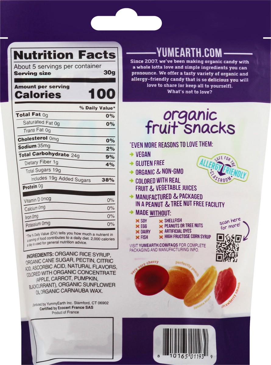 slide 4 of 10, YumEarth Organic Favorites Fruit Snacks 5 oz, 5 oz