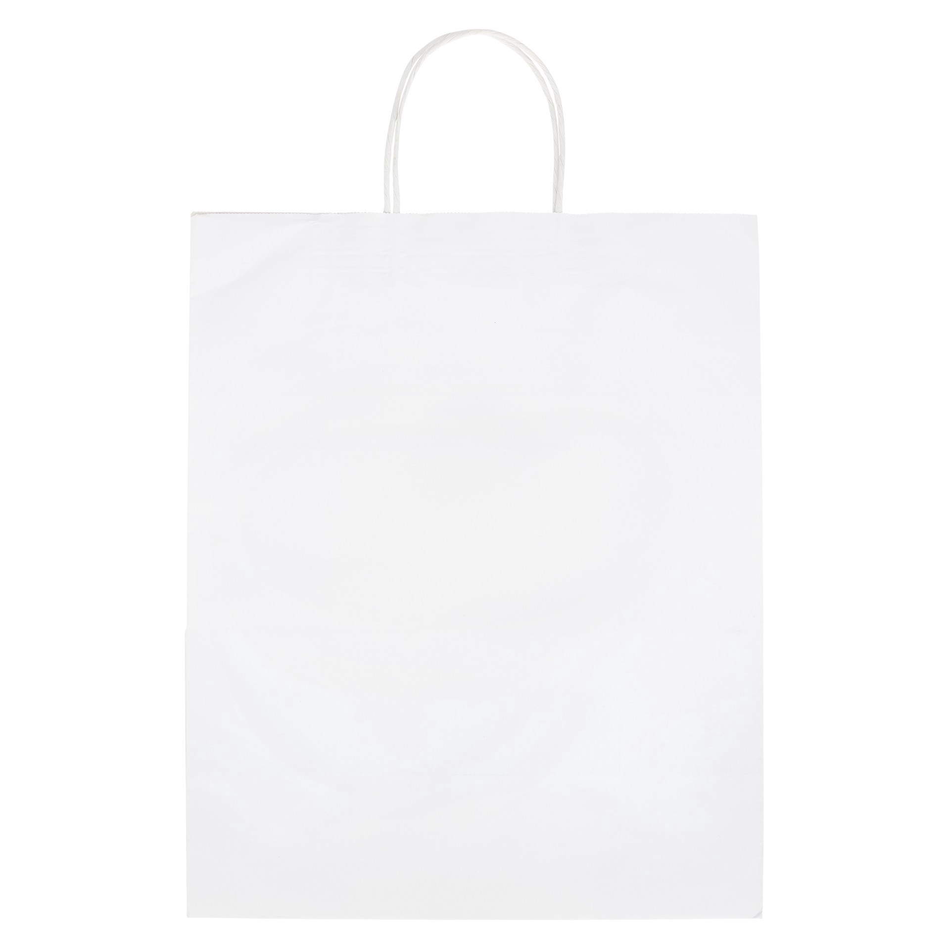 slide 3 of 3, X-Large White Glossy Paper Bag By Celebrate It, 13 in x 6.5 in x 16 in