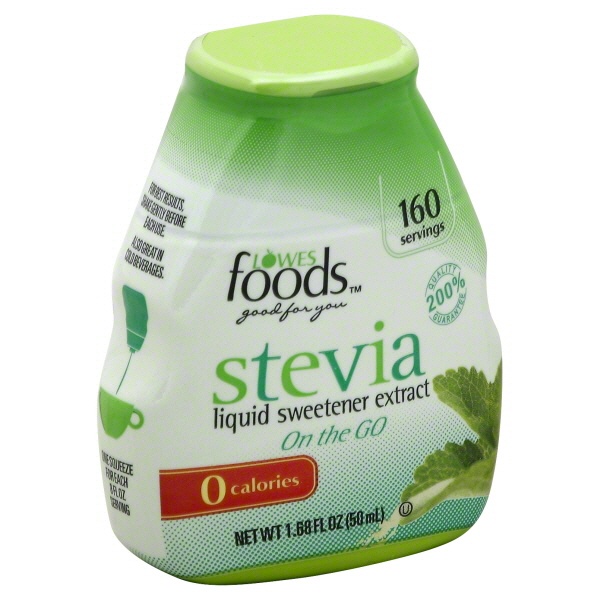 slide 1 of 1, Lowes Foods Stevia Liquid Sweetener On The Go, 1.68 oz