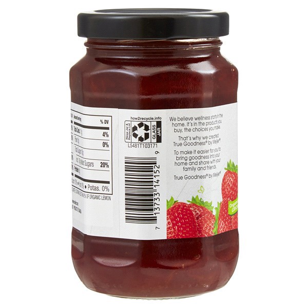 slide 5 of 29, True Goodness Organic Strawberry Fruit Spread, 11 oz