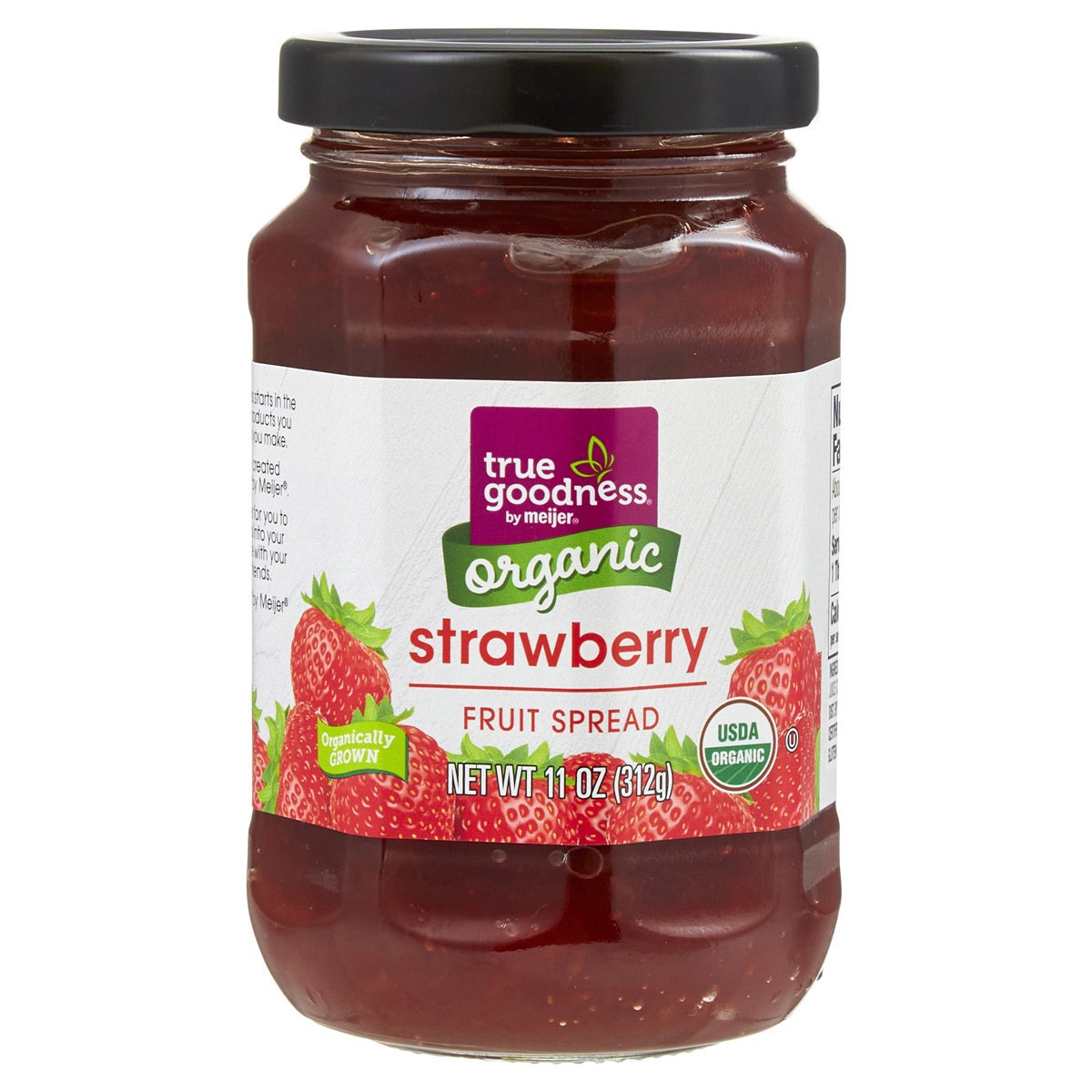 slide 1 of 29, True Goodness Organic Strawberry Fruit Spread, 11 oz