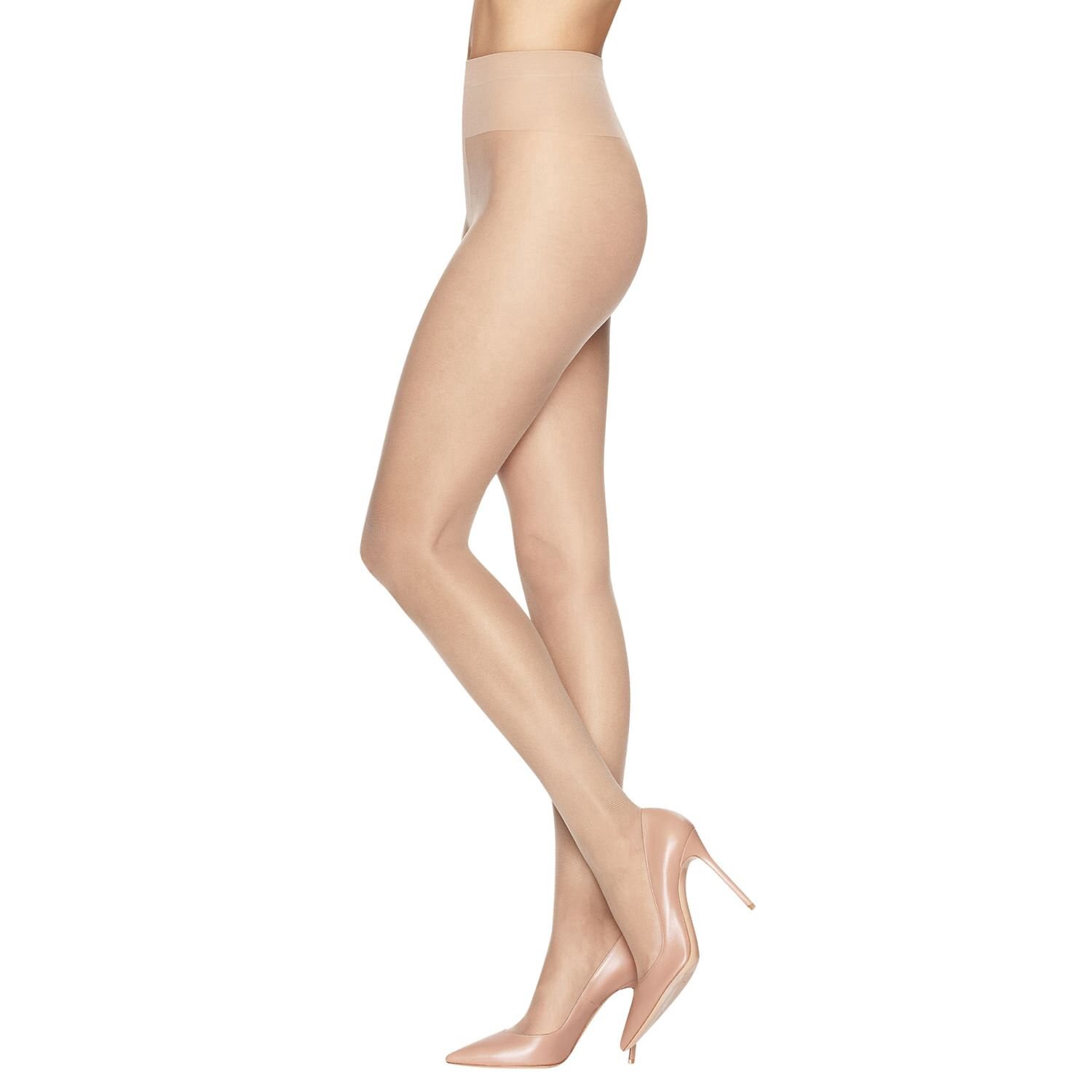 slide 2 of 2, L'eggs Sheer Energy Medium Support Compression Tights, Nude, Size Q+ (X-Large), 1 ct