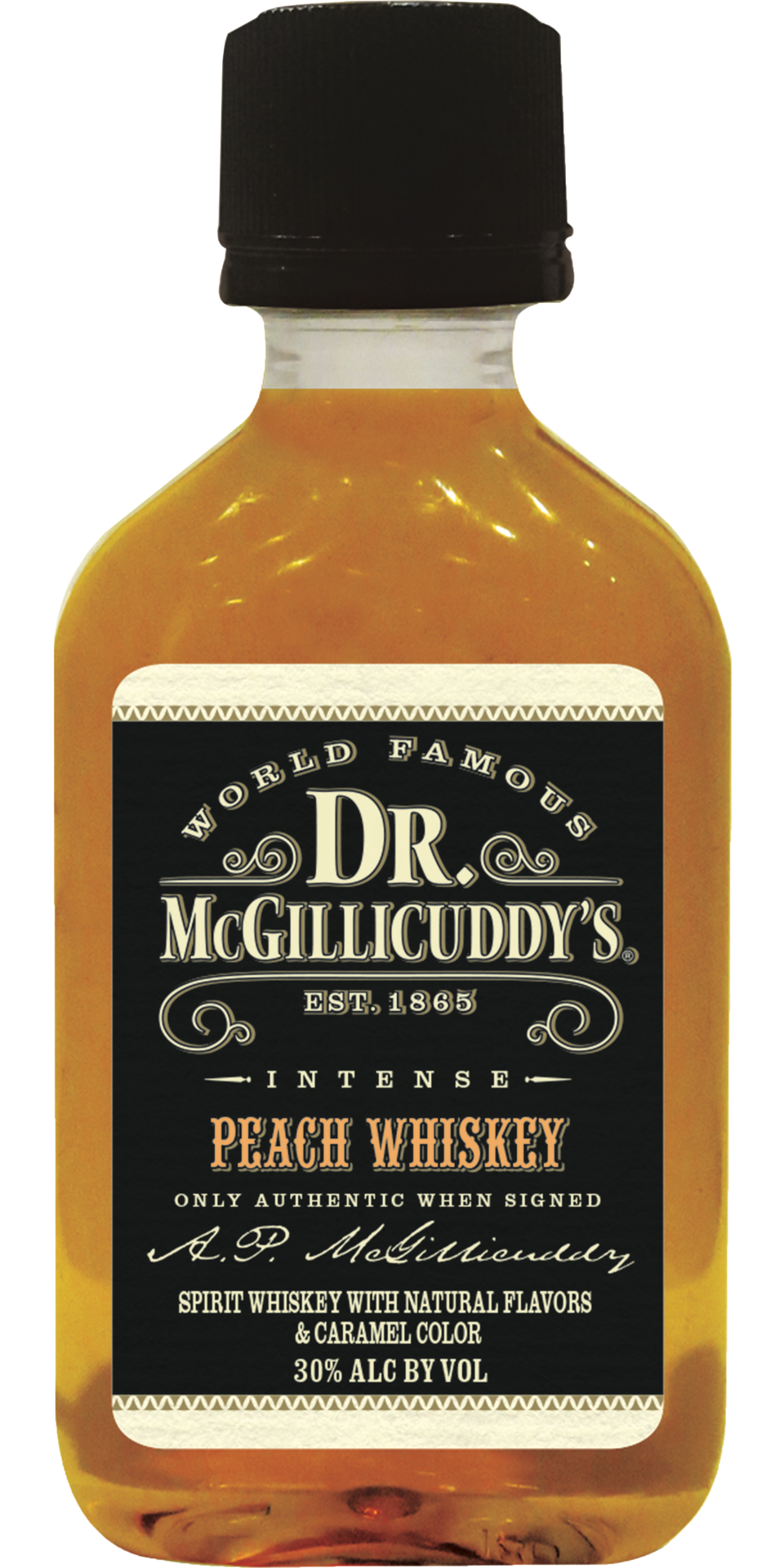 slide 1 of 2, Dr. McGillicuddy's Peach Whiskey, 50 ml