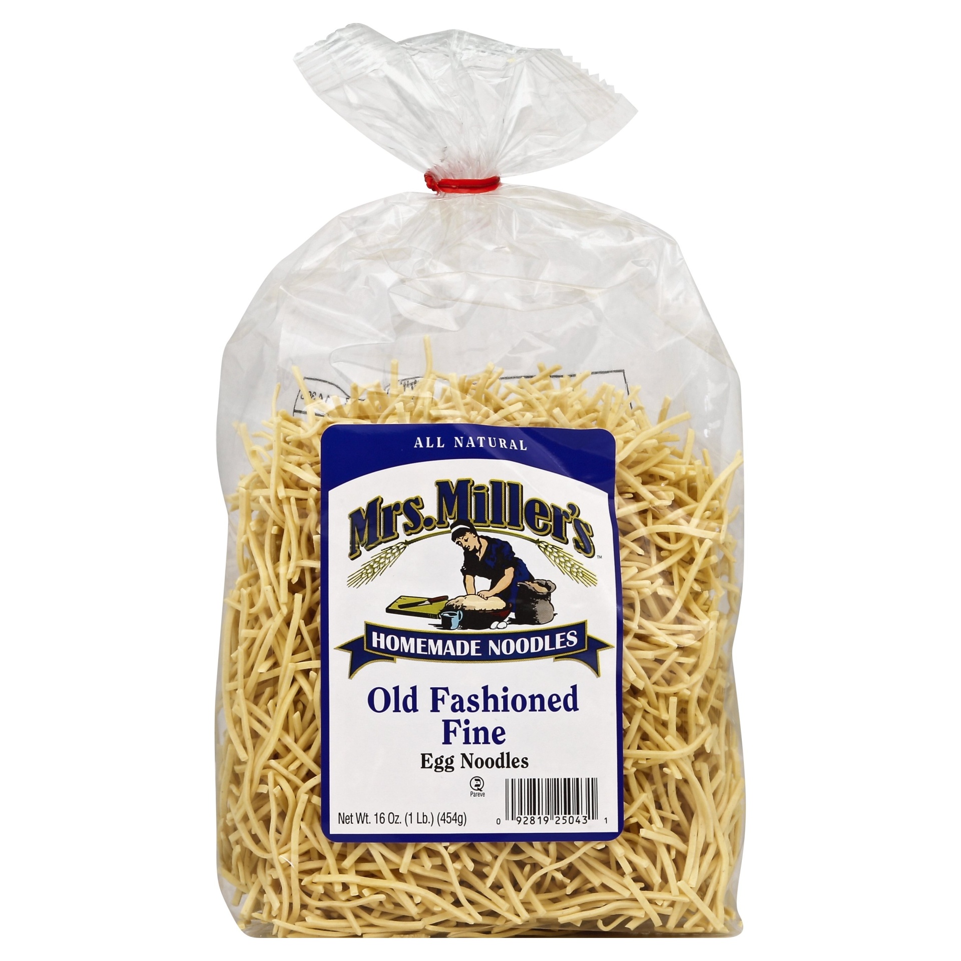 slide 1 of 1, Mrs. Miller's Old Fashioned Fine Egg Noodles, 16 oz