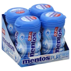Mentos Freshmint Gum Squeeze Bottle - 4 ct