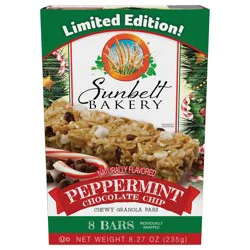Chewy Granola Bars, Sunbelt Bakery Family Pack Peppermint Chocolate Chip