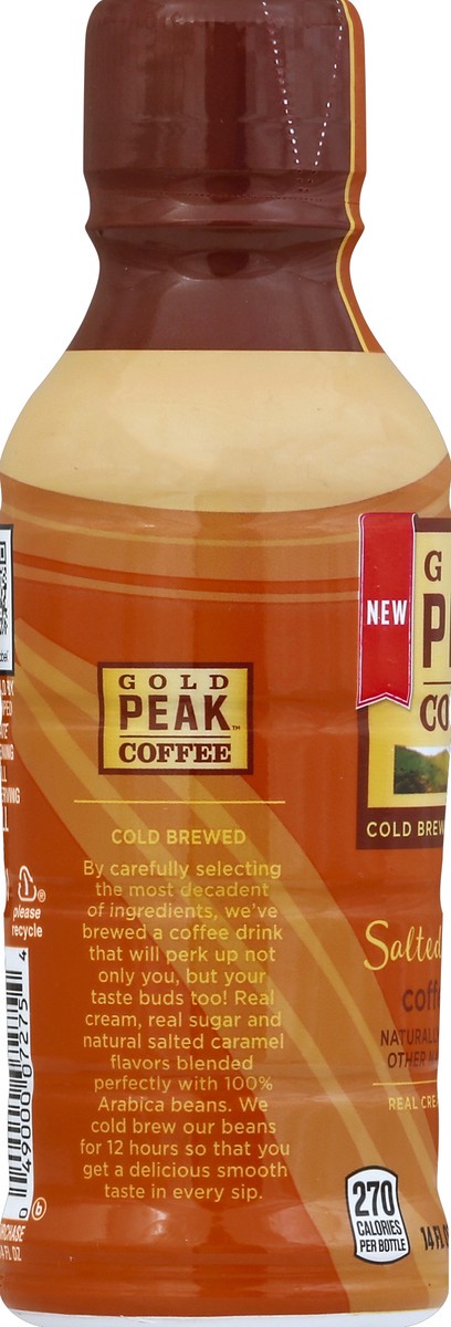 slide 2 of 4, Gold Peak Salted Caramel Coffee - 14 fl oz, 14 fl oz