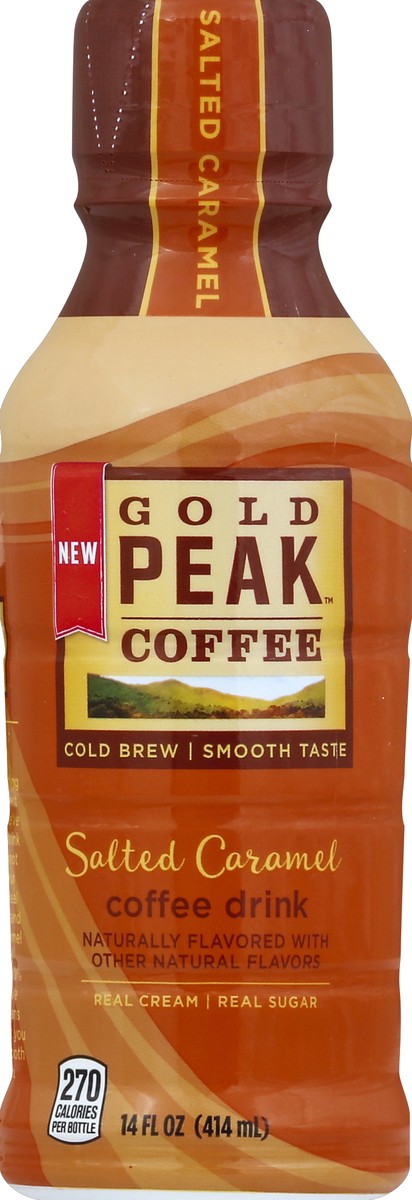 slide 4 of 4, Gold Peak Salted Caramel Coffee - 14 fl oz, 14 fl oz