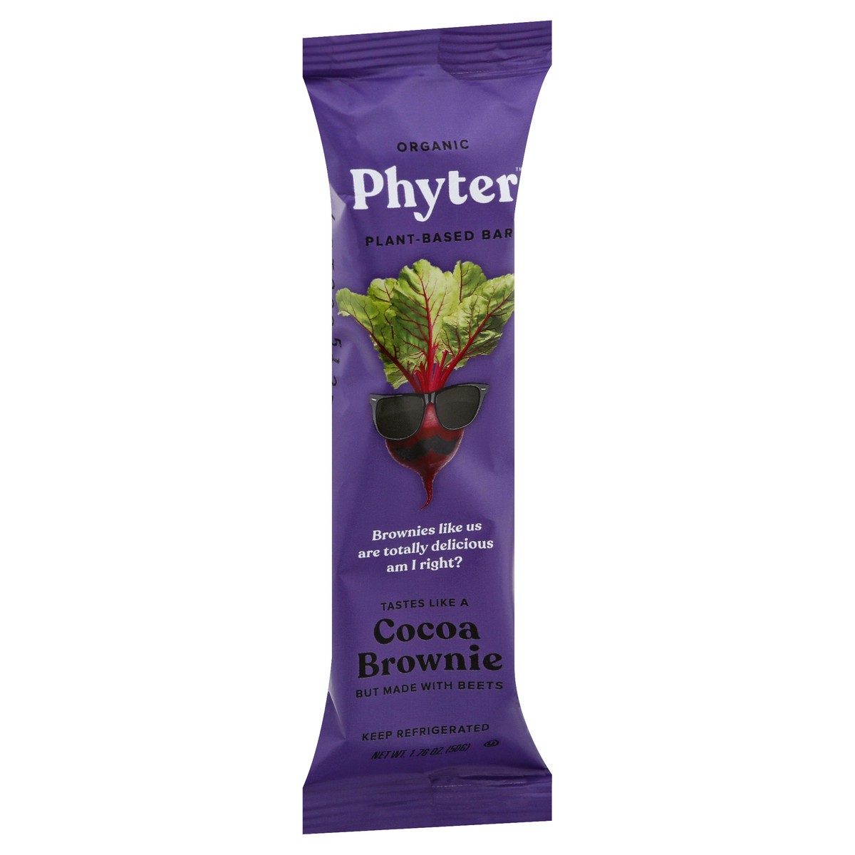 slide 9 of 11, Phyter Organic Cocoa Brownie Plant-Based Bar 1.76 oz, 1.76 oz