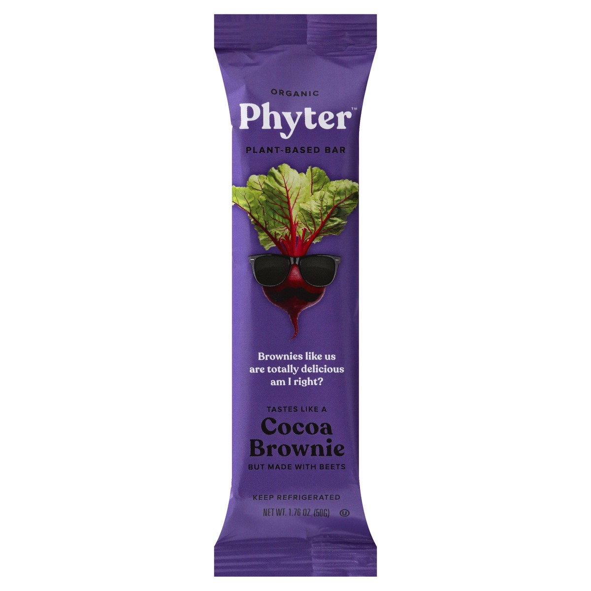 slide 2 of 11, Phyter Organic Cocoa Brownie Plant-Based Bar 1.76 oz, 1.76 oz