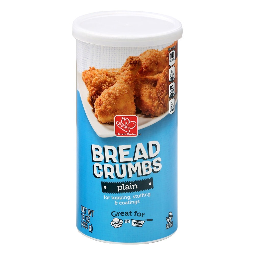 slide 3 of 3, Harris Teeter™ Plain Bread Crumbs, 15 oz