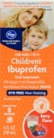 slide 1 of 1, Kroger Childrens Ibuprofen Berry Flavor Oral Suspension Liquid, 4 fl oz