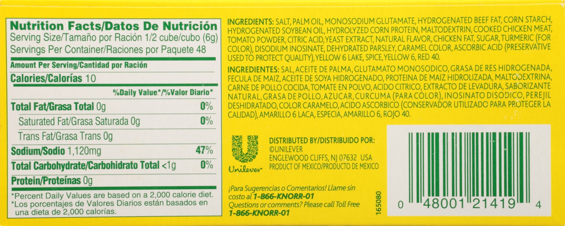slide 6 of 8, Knorr Tomato Chicken Bouillon Cubes, 24 ct