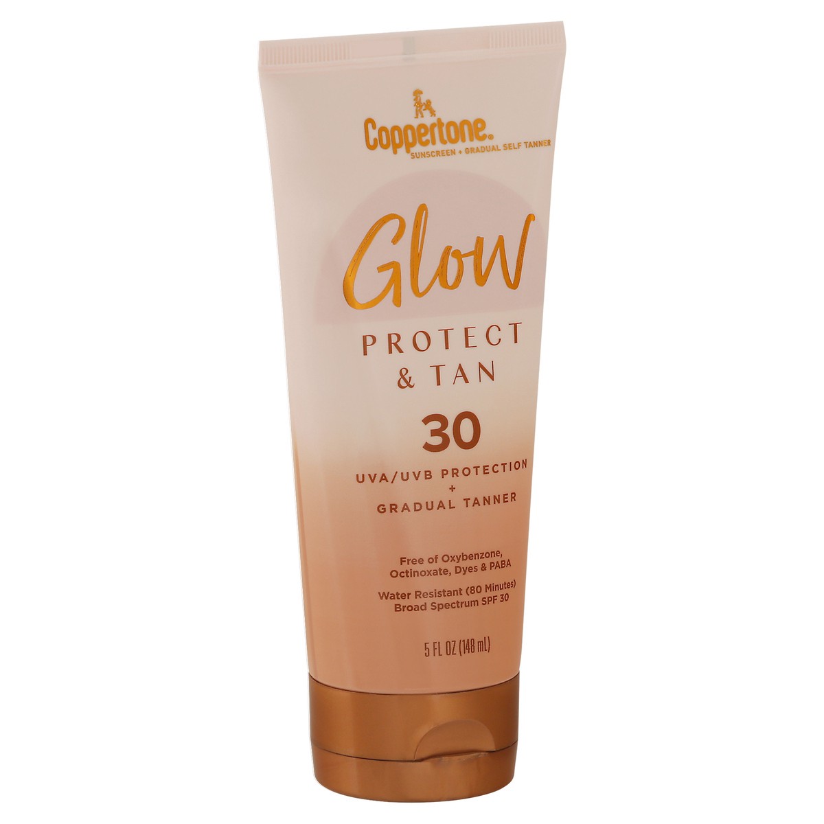 slide 2 of 9, Coppertone Glow & Protect Tan Spf 30, 5 oz
