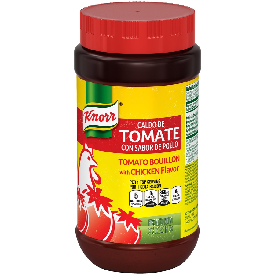 slide 3 of 5, Knorr Hispanic Gran Tomato/Chicken Bouillon, 35.3 oz