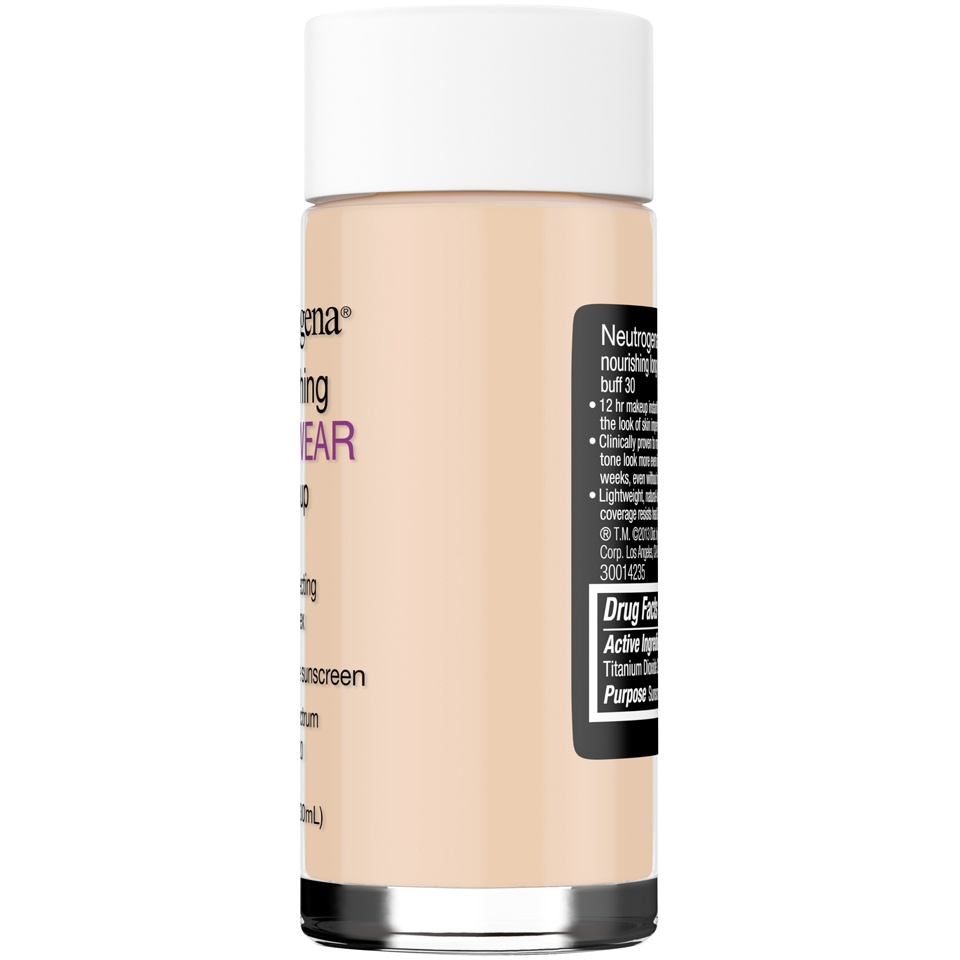 slide 5 of 6, Neutrogena Nourishing Long Wear Liquid Makeup - 30 Buff, 1 oz