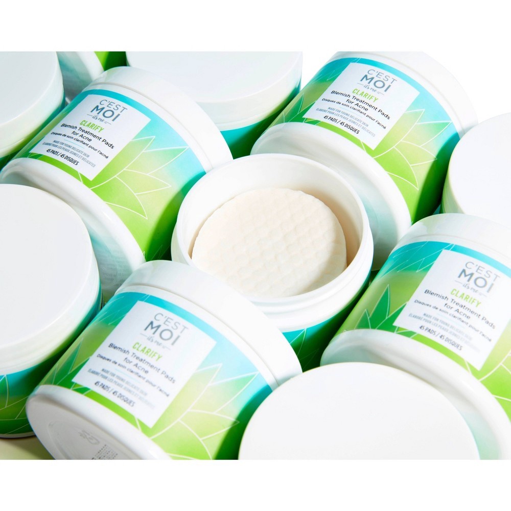 slide 2 of 5, C'est Moi Clarify Blemish Treatment Pads For Acne, 45 ct