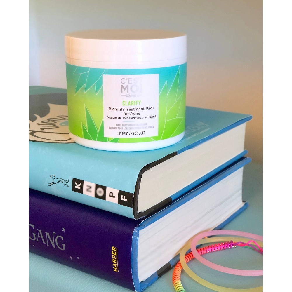 slide 5 of 5, C'est Moi Clarify Blemish Treatment Pads For Acne, 45 ct
