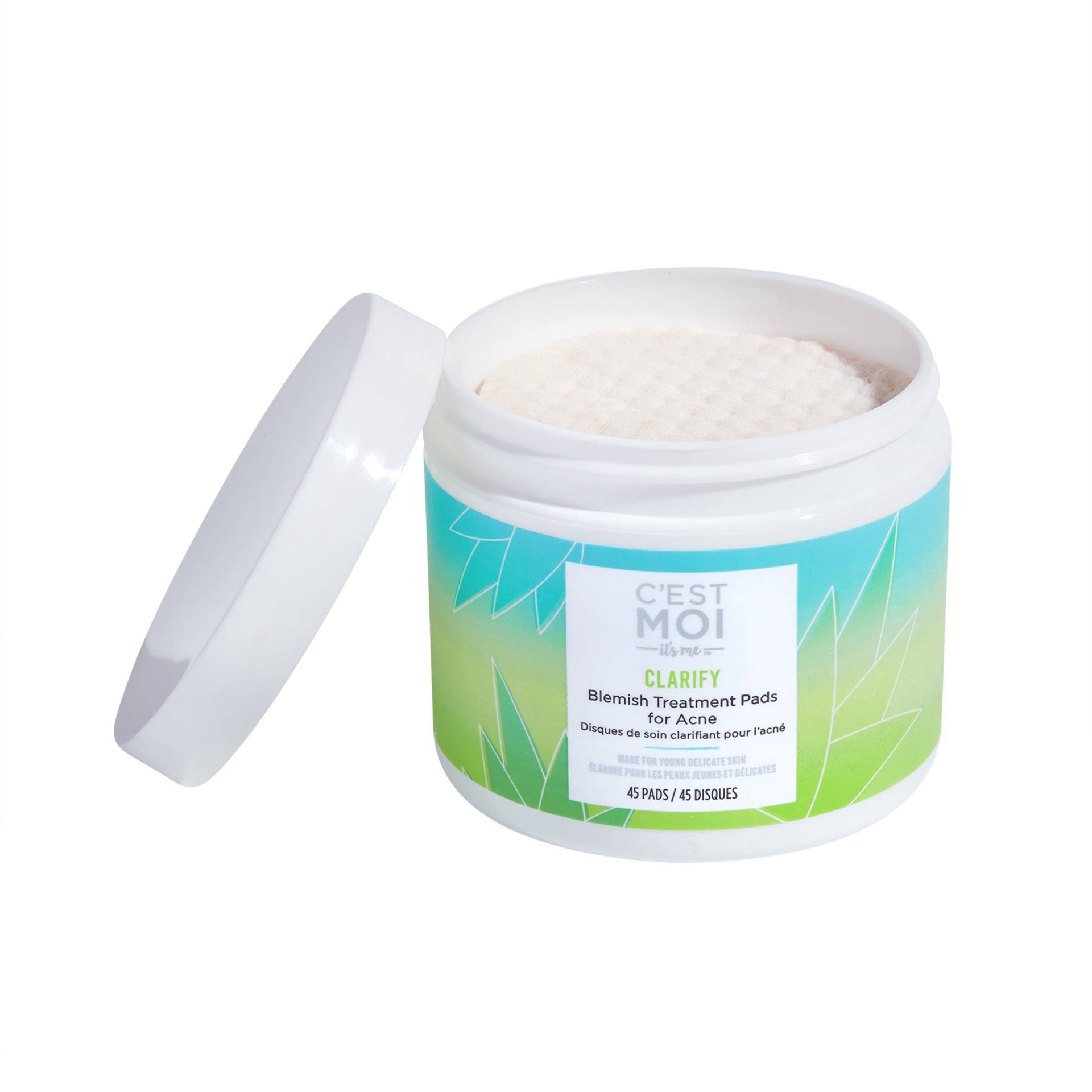 slide 1 of 5, C'est Moi Clarify Blemish Treatment Pads For Acne, 45 ct
