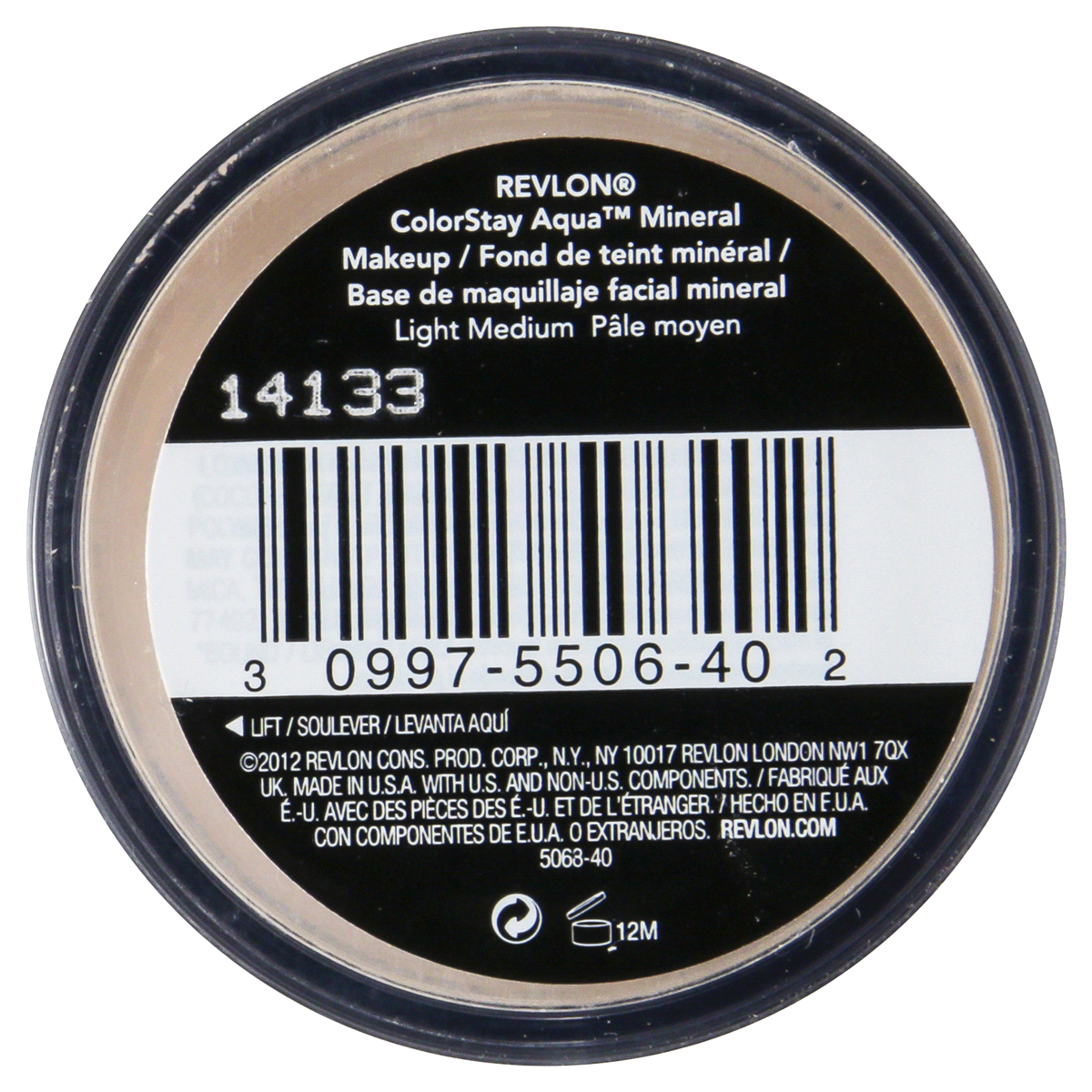 slide 2 of 3, Revlon ColorStay Aqua Light Medium Mineral Makeup, 0.35 oz