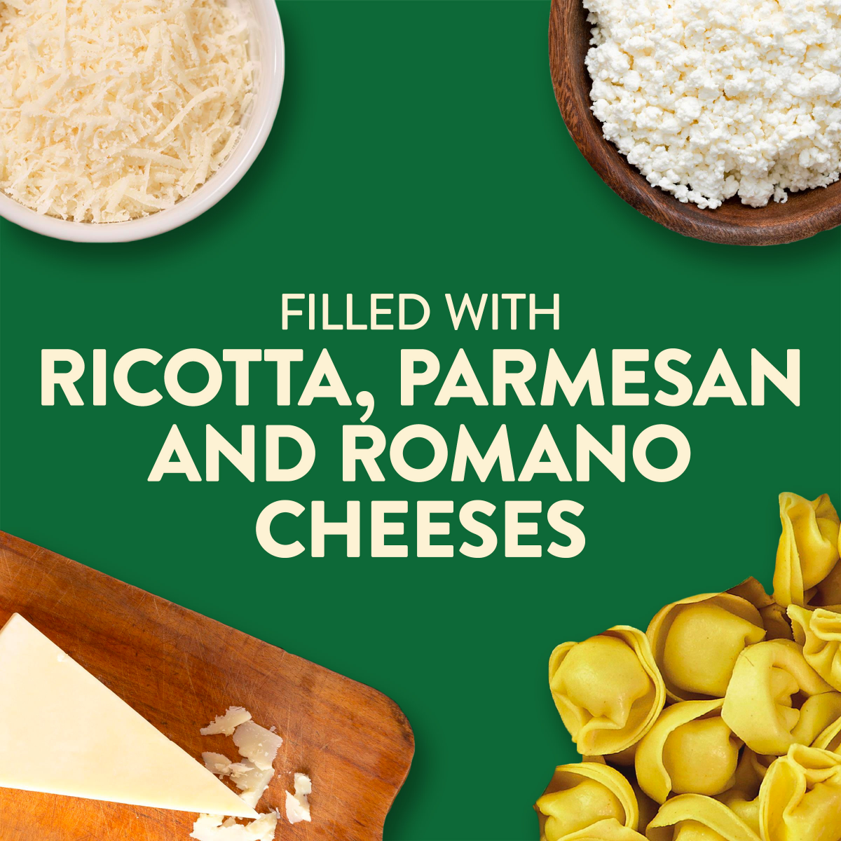 slide 5 of 7, Buitoni Three Cheese Tortellini, Refrigerated Pasta, 9 oz