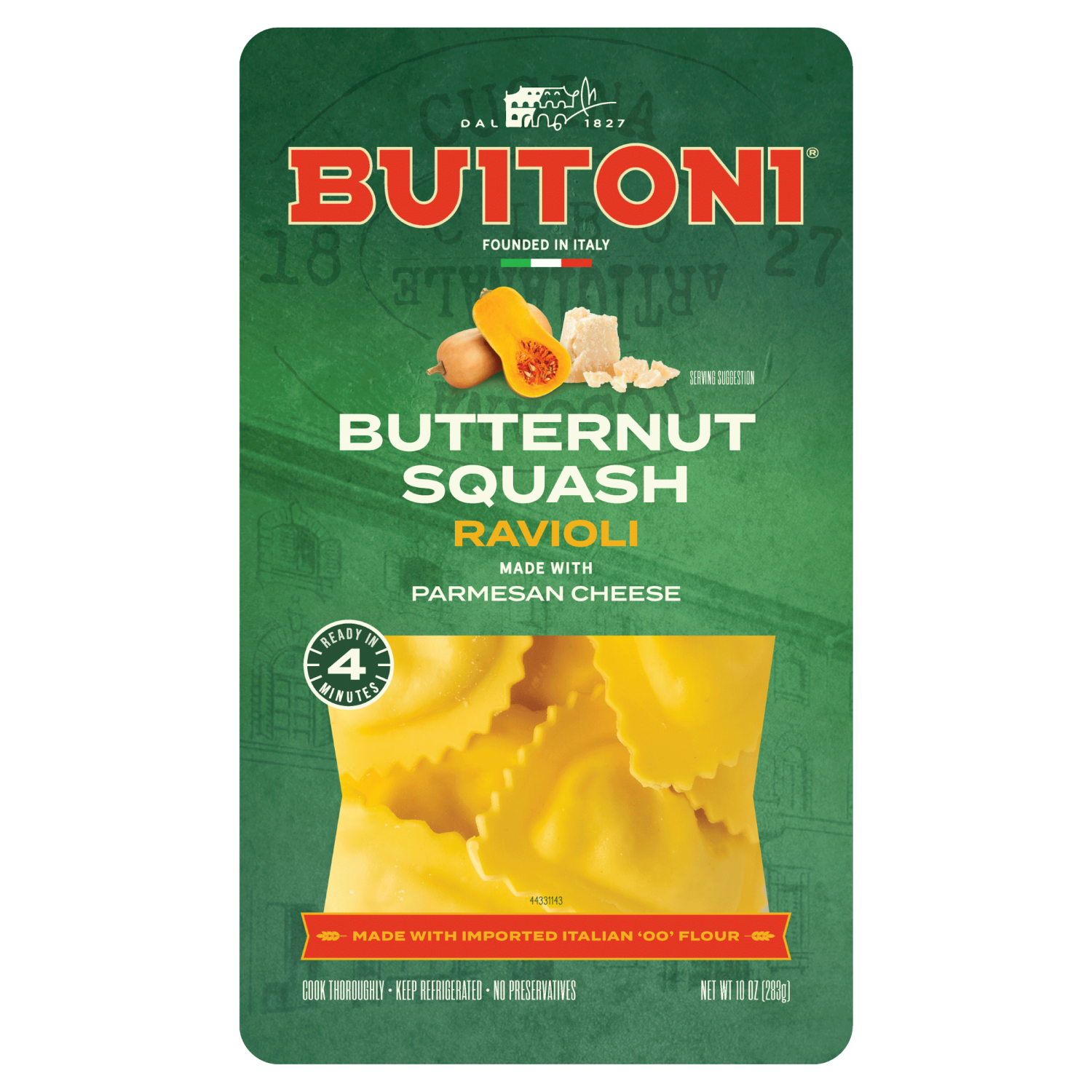 slide 1 of 1, Buitoni® Butternut Squash Ravioli Refrigerated Pasta, 10 oz