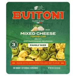 Buitoni Mixed Cheese Tortellini, Refrigerated Pasta Family Size Package, 20 Oz