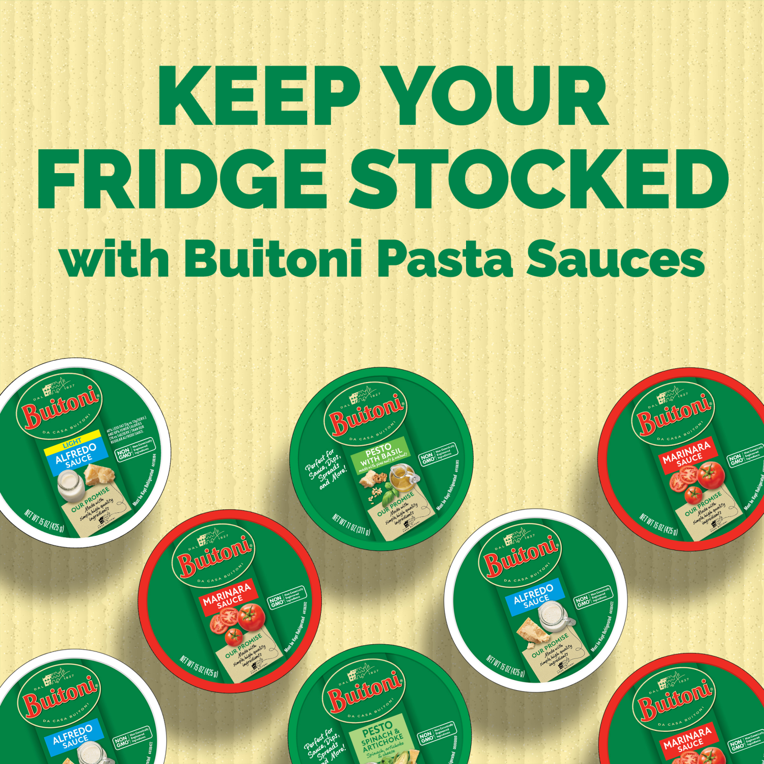 slide 4 of 7, Buitoni Marinara Sauce, Refrigerated Pasta Sauce, 15 oz