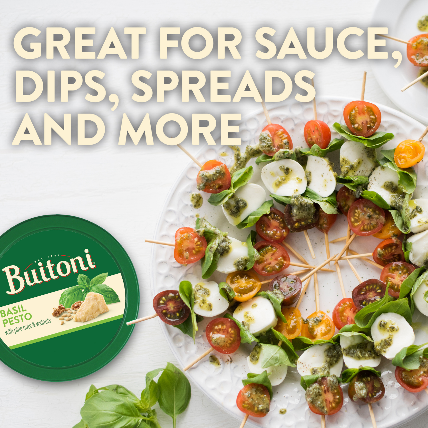 slide 3 of 7, Buitoni Basil Pesto, Refrigerated Basil Sauce, 7 oz