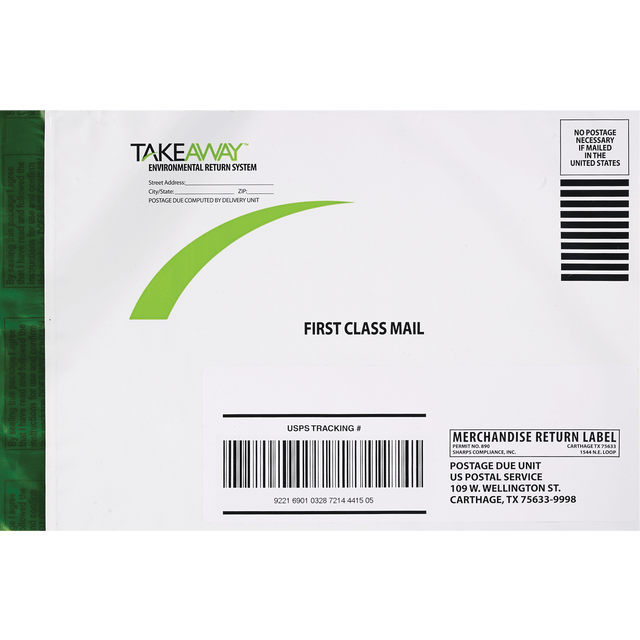 slide 1 of 1, SHARPS COMPLIANCE Takeaway Enviornmental System, 1 ct