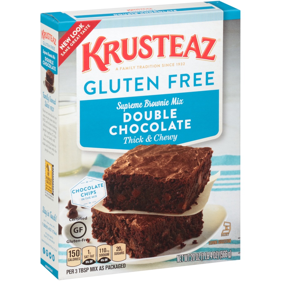 slide 7 of 8, Krusteaz Brownie Mix, 20 oz