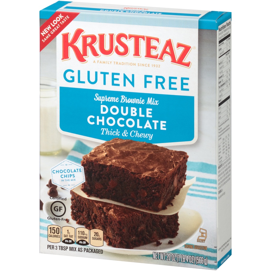 slide 5 of 8, Krusteaz Brownie Mix, 20 oz