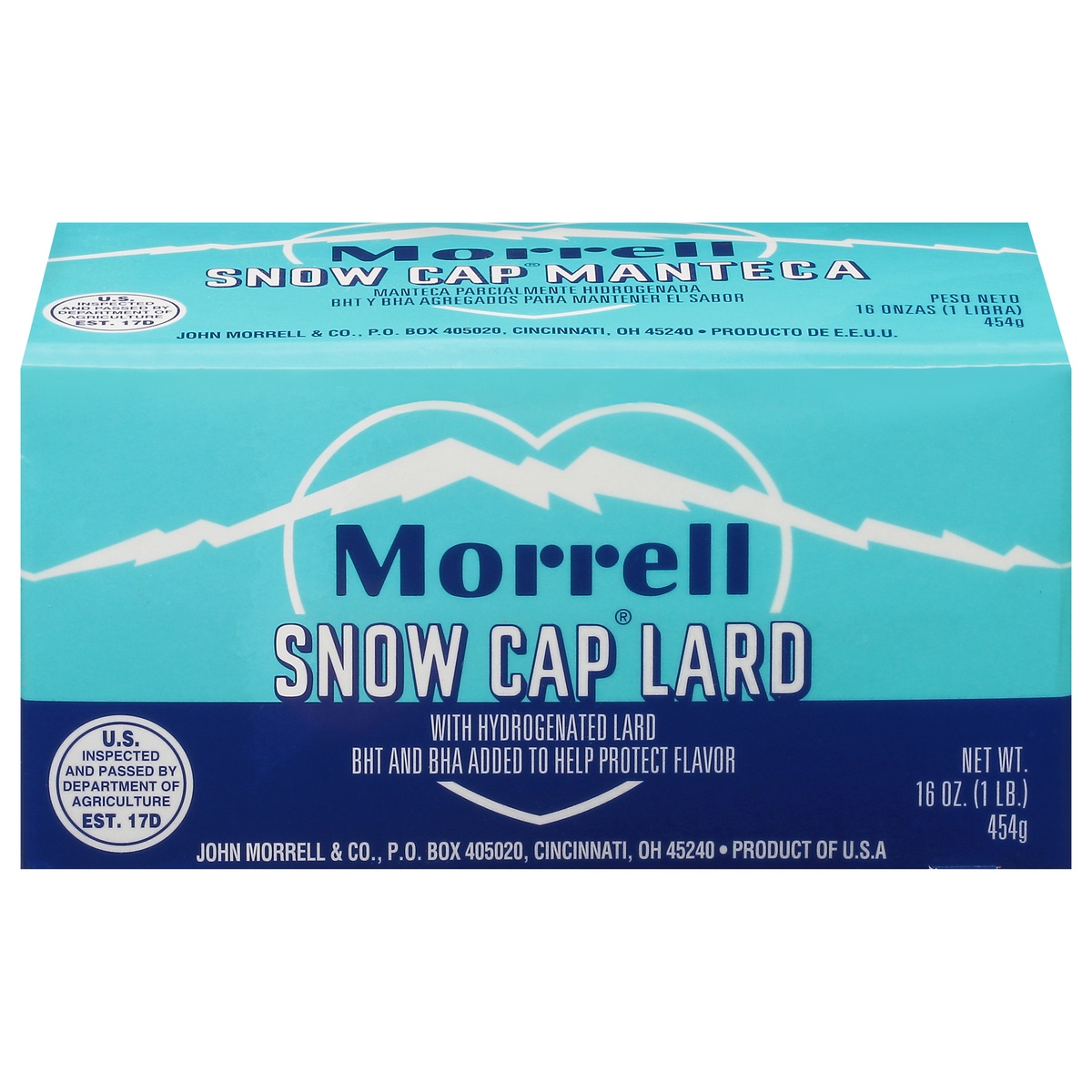 slide 1 of 3, Morrell Snow Cap Lard, 16 oz