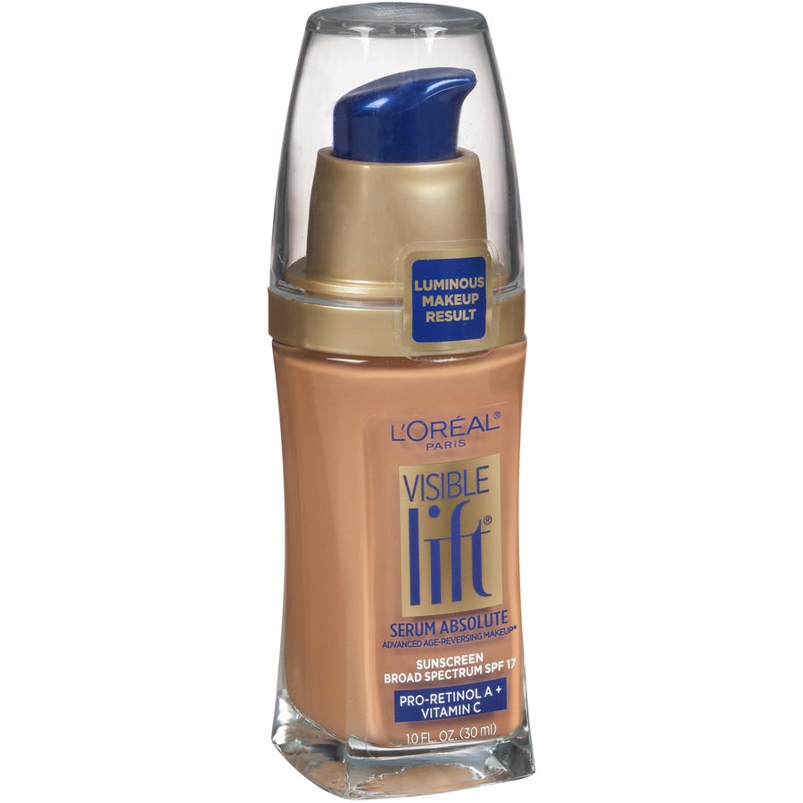 slide 5 of 7, L'Oréal Visible Lift Classic Serum Absolute Makeup - Tan, 1 fl oz