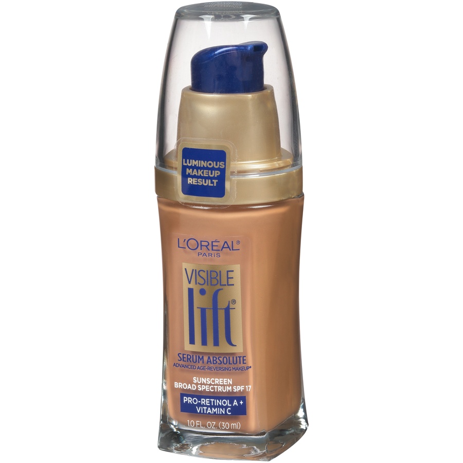 slide 4 of 7, L'Oréal Visible Lift Classic Serum Absolute Makeup - Tan, 1 fl oz