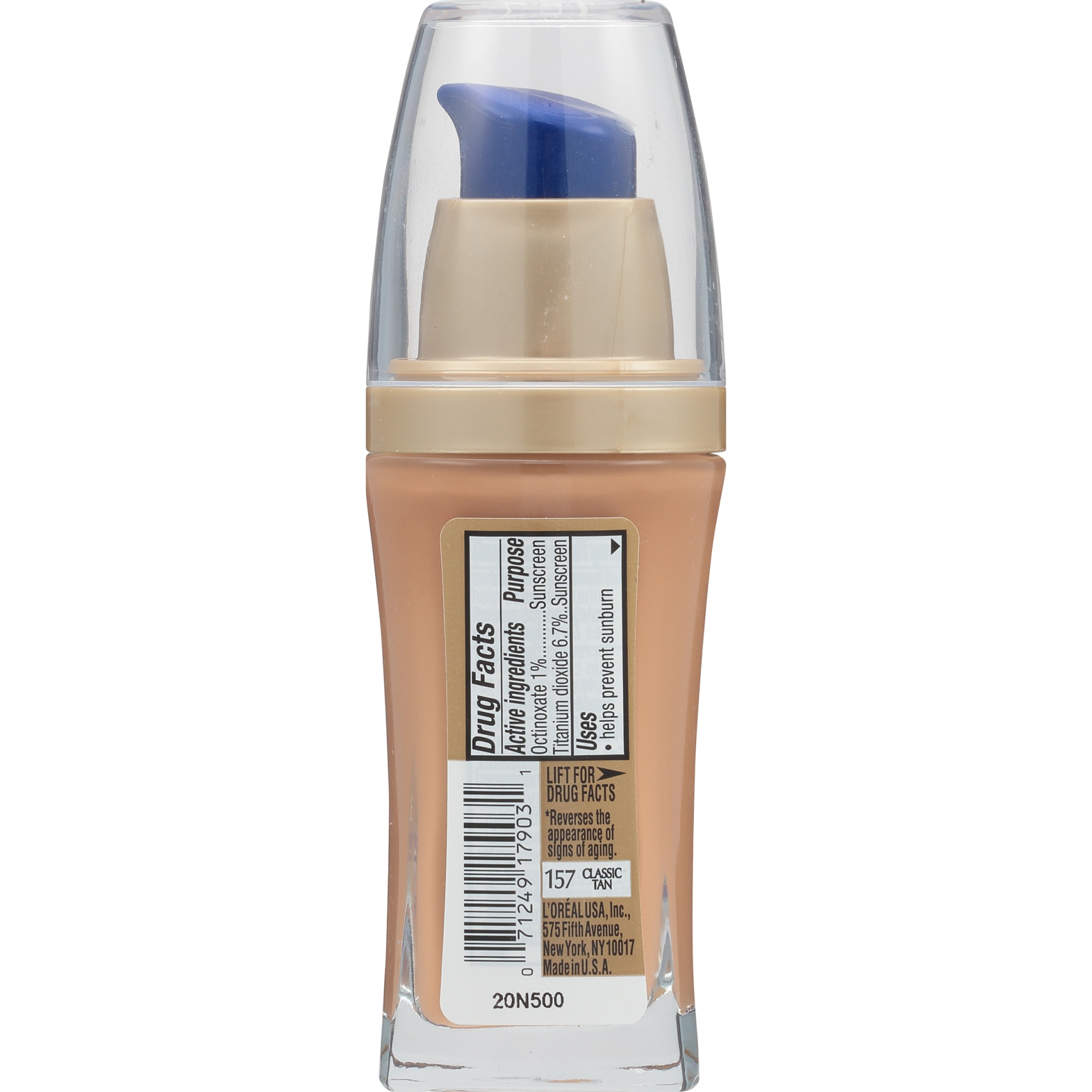 slide 7 of 7, L'Oréal Visible Lift Classic Serum Absolute Makeup - Tan, 1 fl oz