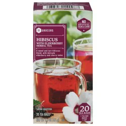 SE Grocers Hibiscus Elderberry - 20 ct